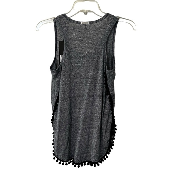 NWT Scotch & Soda Maison Scotch 100% Linen Scoop Neck Pom Pom Fringe Tank Top XS - Picture 7 of 16